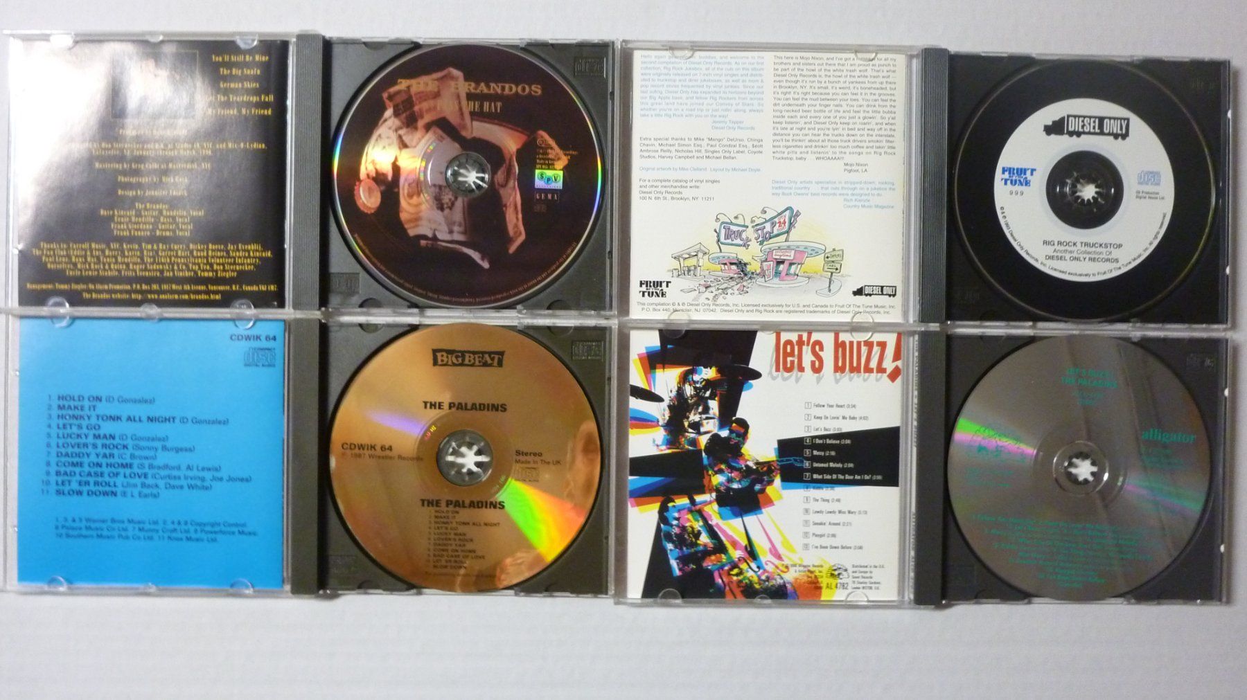 CD: The Paladins/The Brandos – Usato da Weesen venduto da Speerbezirk 1