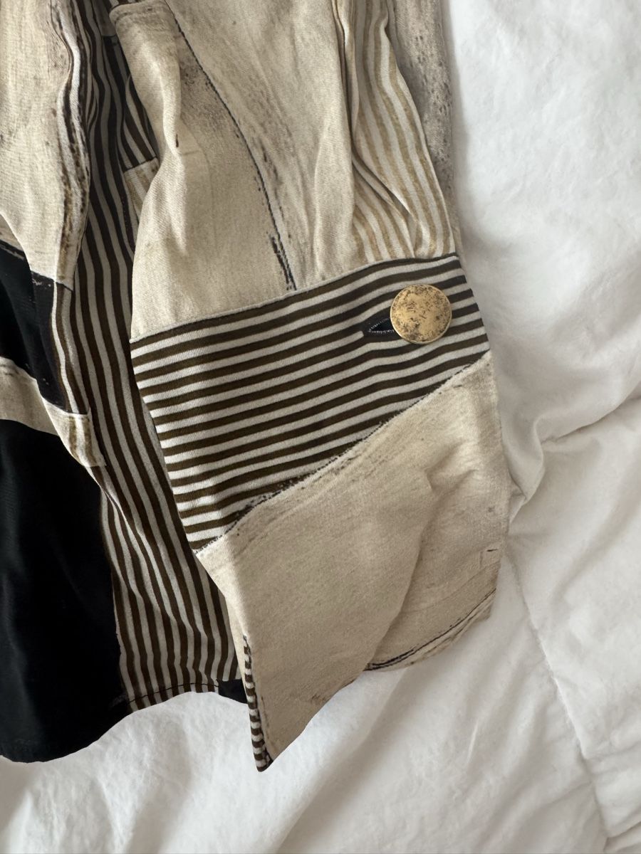 Massimo Dutti Camicette: Massimo dutti viscose chemise unique patchwork été 💚 – Difettoso da Genève venduto da lejardindesvetements 3
