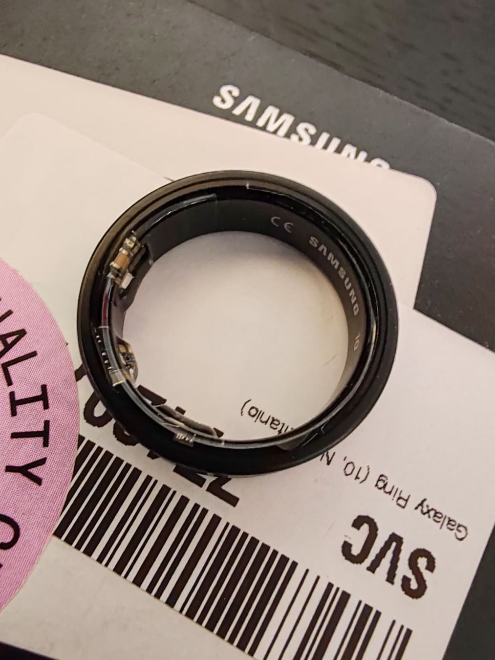Anelli: Samsung Galaxy Ring – Grösse 10, Titanium Black – Nuovo (secondo la descrizione) da Bern venduto da PrettyGood 1