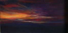 Gemälde "Abendrot"