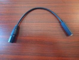 3x Adapter von 3-poligem XLR auf 6,35 mm - adaptateurs XLR