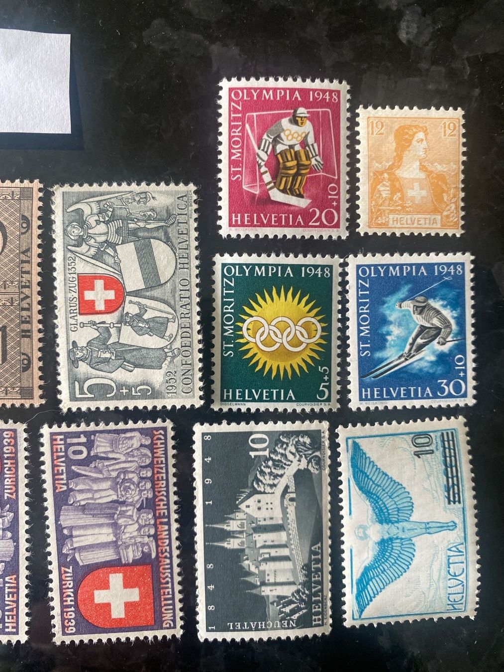 Alle Briefmarken: Alte Sammlung Lot postfrisch ungestempelt Schweiz – Neu (gemäss Beschreibung) aus Wil SG von Chefsugus 3
