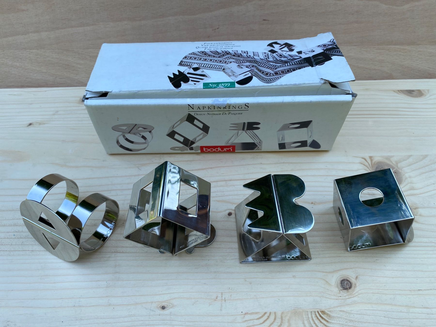 Bodum Sonstige Dekorationen & Accessoires: 4 schöne Vintage Bodum Serviettenringe – Gebraucht aus Feldbach von Olive1