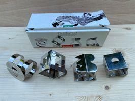 4 schöne Vintage Bodum Serviettenringe