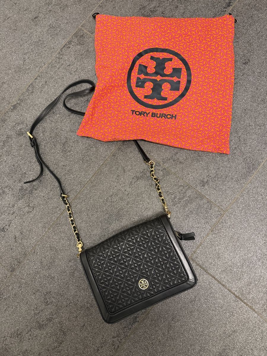 Tory Burch Sacs femmes: Tory Burch Tasche, schwarz Leder, Top Weihnachtsgeschenk – D'occasion à Liebefeld par Hoka2