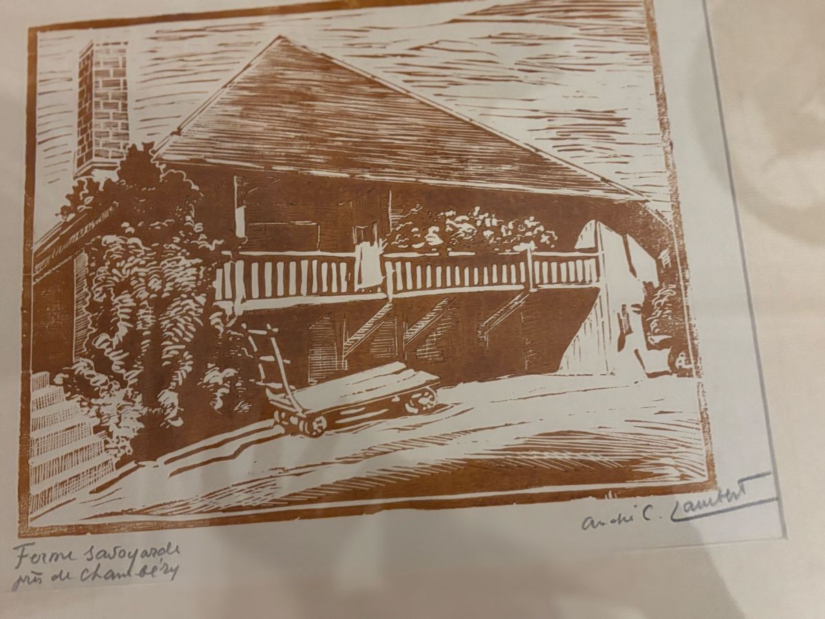 Incisioni: Gravure Ancienne Signée Lambert, ferme savoyarde – Usato da Genève venduto da ati_tj8f 9
