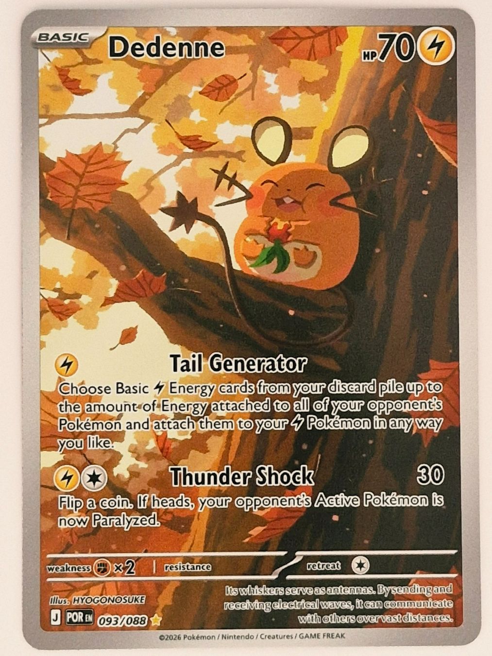 Pokémon Carte collezionabili: Dedenne / Perfect Order / POR 093 – Nuovo (secondo la descrizione) da Arni AG venduto da PokemonCardsStore