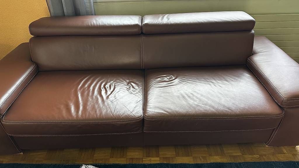 Sofas: Ledersofa  – Gebraucht aus Mörschwil von freeeck-is-back