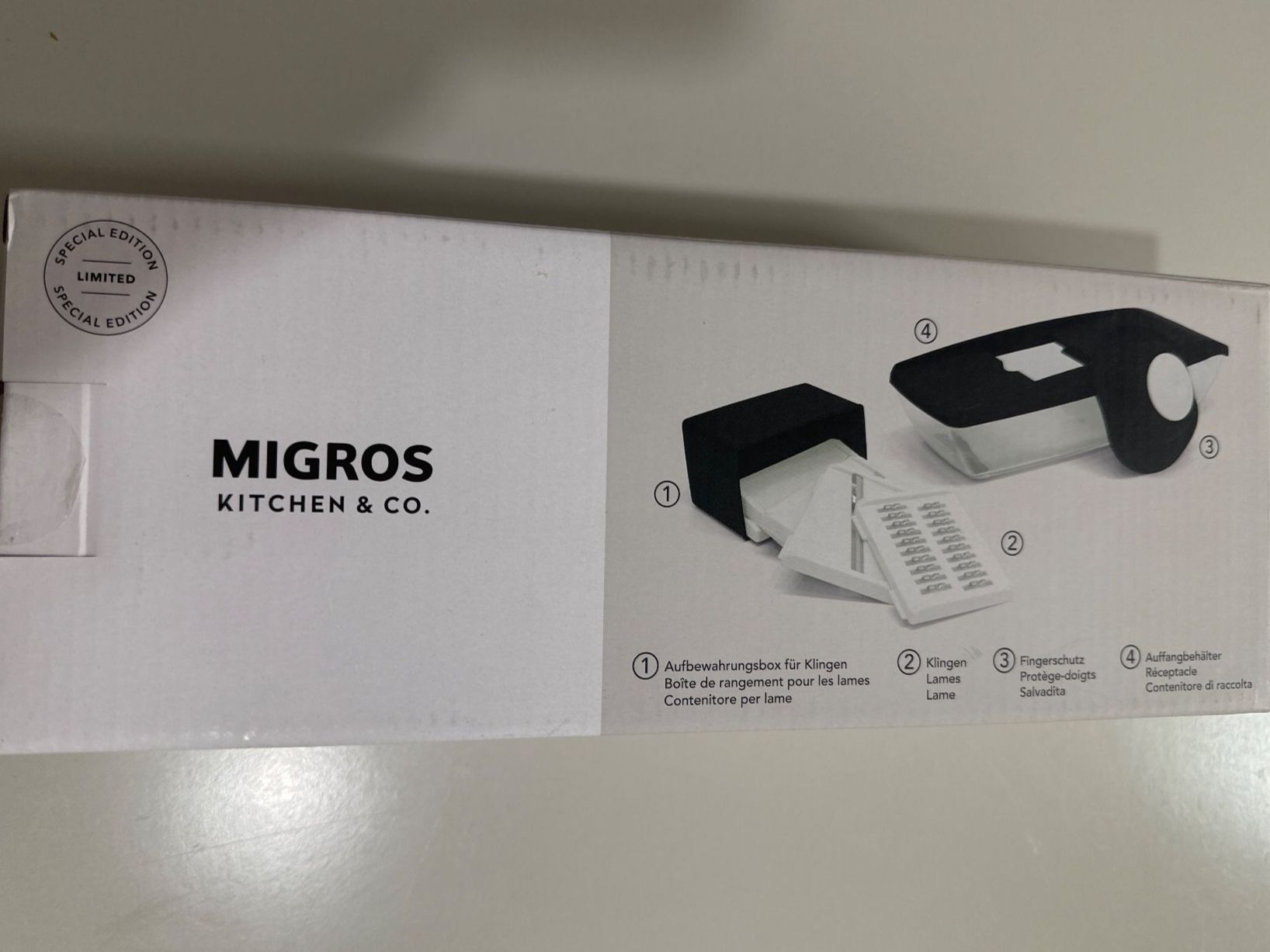Migros Elettrodomestici da cucina: Gemüsehobel 5 in 1 Migros Kitchen & Co – Nuovo e nell'imballaggio originale da Biberist venduto da ShopSoltan 2