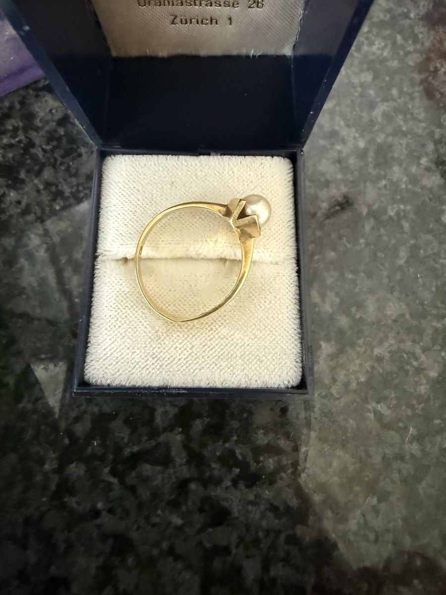 Ringe: Ring Gold Perle Damen – Gebraucht aus Malters von Aeni12 1