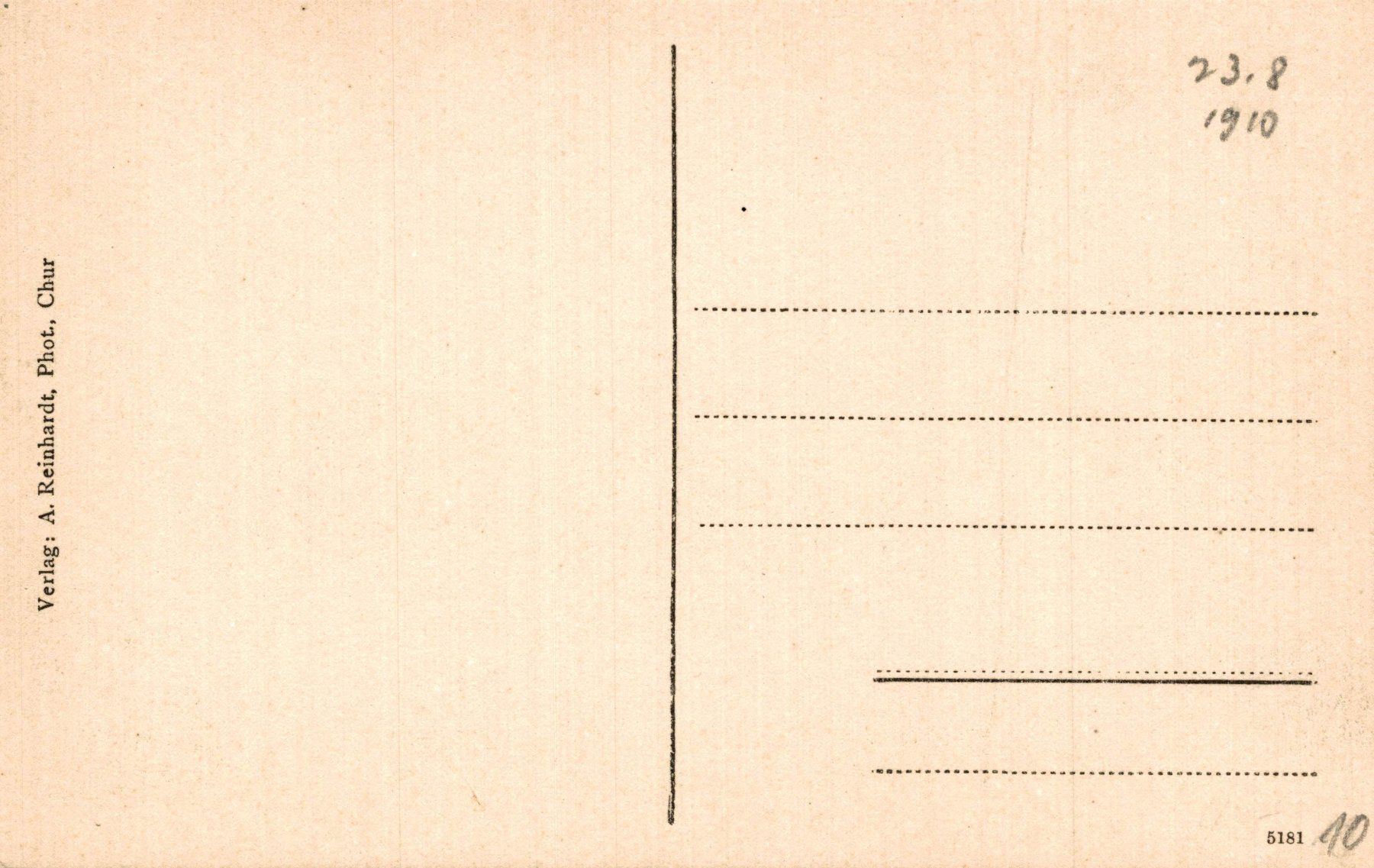 Cartoline postali: Dorfpartie aus Splügen – Usato da Bronschhofen venduto da Astore 1