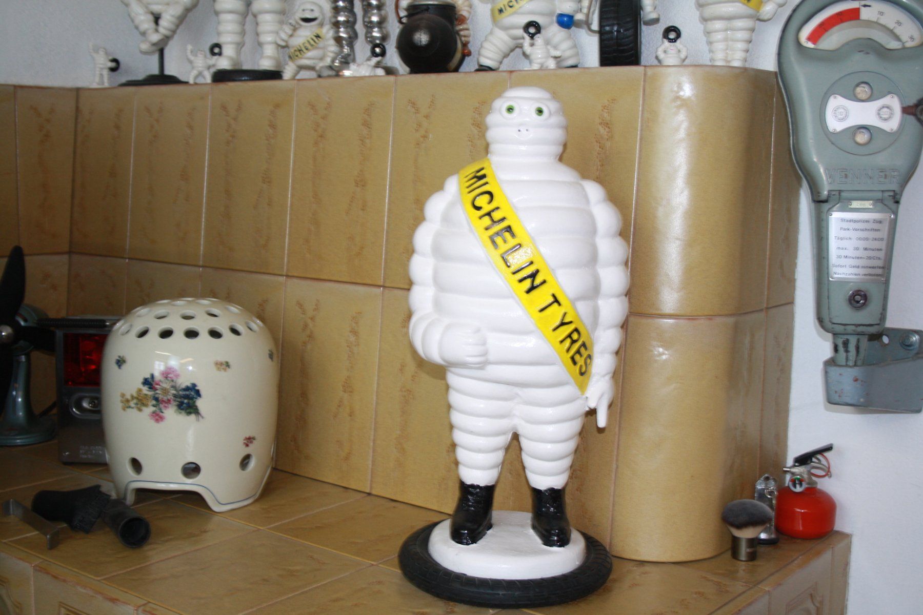 Michelin Statuette: MICHELIN MANN BIBENDUM EISEN  17/18 Kg. – Usato da Wauwil venduto da Pneuedy 2