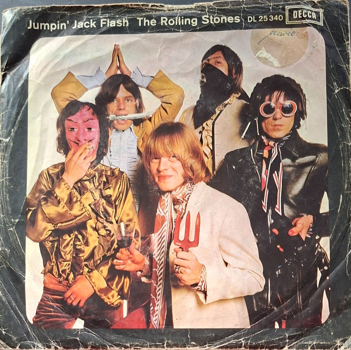 Dischi in vinile: Vinyl-Single Rolling Stones - Jumpin' Jack Flash – Usato da Langenthal venduto da Modo39