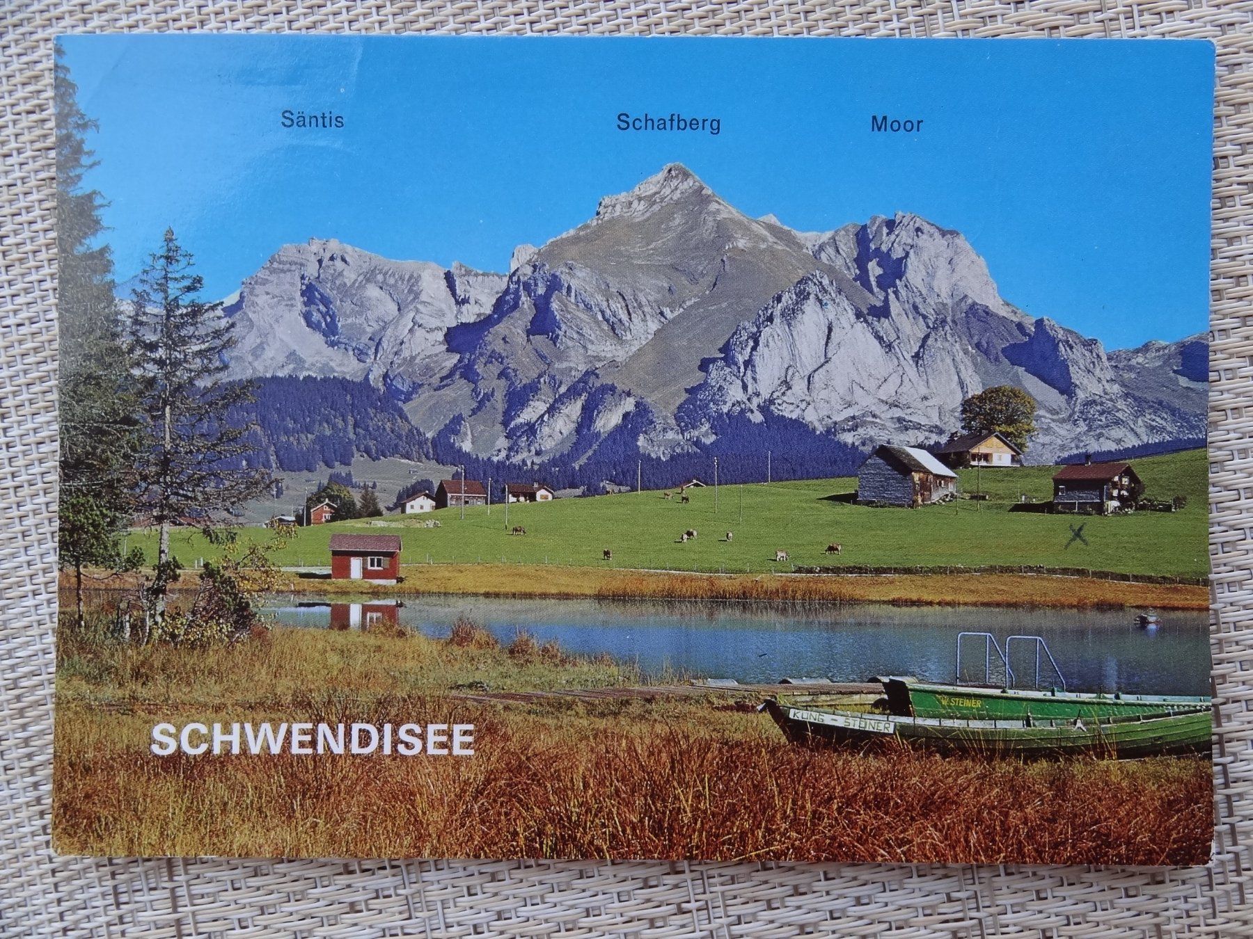 Cartoline postali: Schwendisee - Obertoggenburg - 1991 – Usato da St Léonard venduto da Riglin