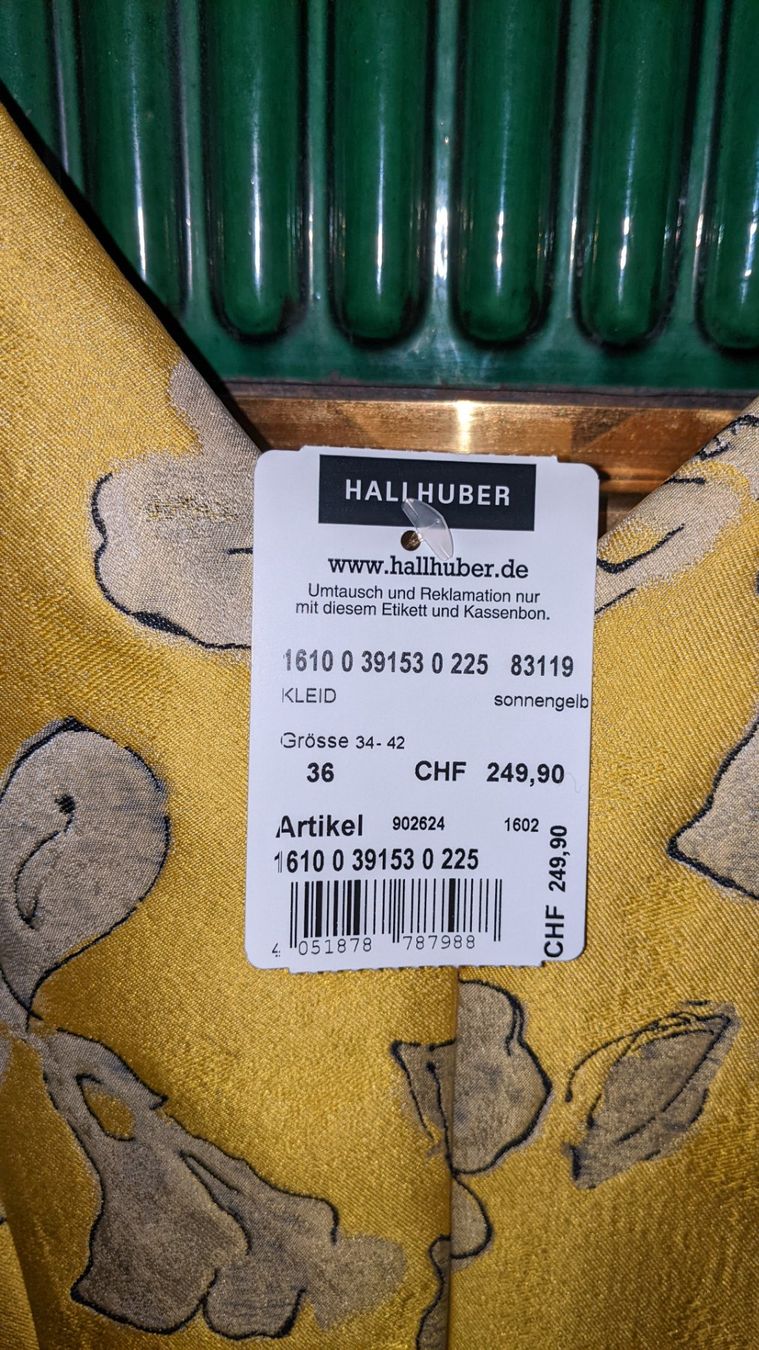 Kleider: Kleid sonnengelb – Neu (gemäss Beschreibung) aus Bern von MikeMeuble 2