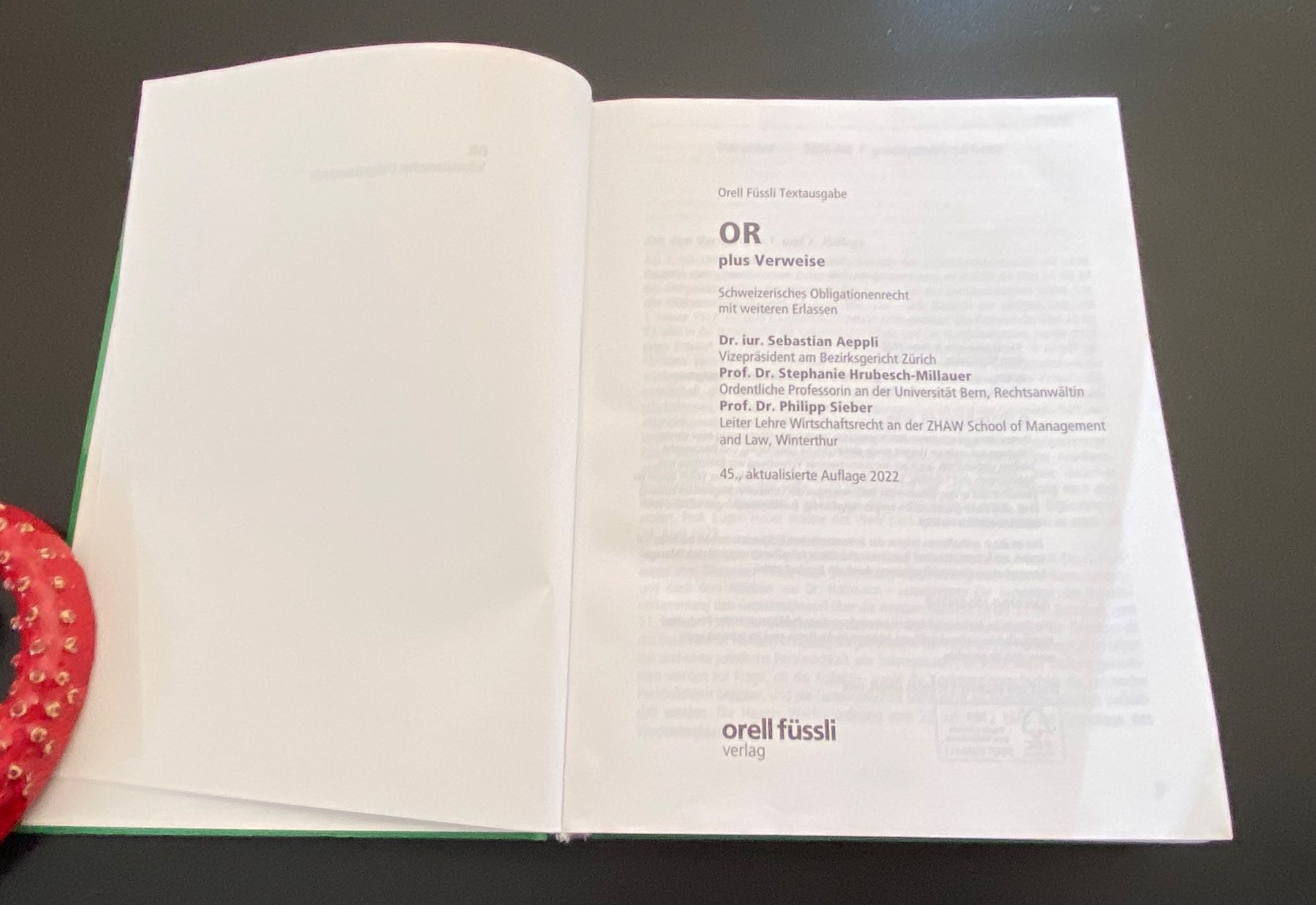 Libri: OR / Schweizerisches Obligationenrecht  / 2022 – Usato da Nussbaumen AG venduto da schuba2000 2