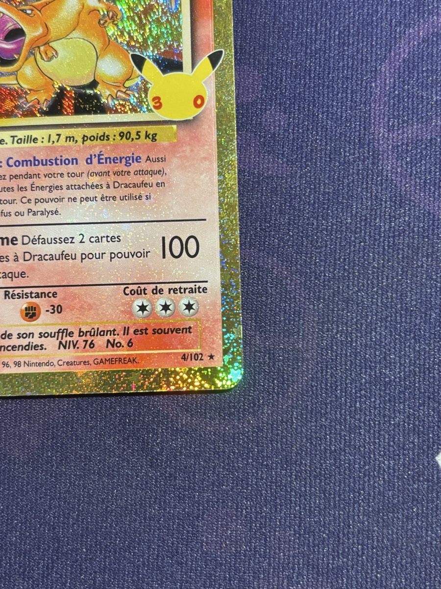 Karten: Dracaufeu Reprint 30 ans FR – Neu und originalverpackt aus Sierre von Kaevifps 9