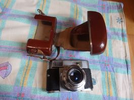 VOIGLANDER VITOMATIC 1-MIT TASCHE ANTIK FILM KAMERA-LÄÜFT