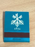 Schweizerischer Bankverein Zündhölzer 1872, VINTAGE