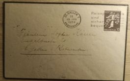 Lote sello Suiza, 1939 Carta, St,Gallen