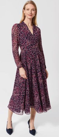Hobbs Elegant Midi Dress