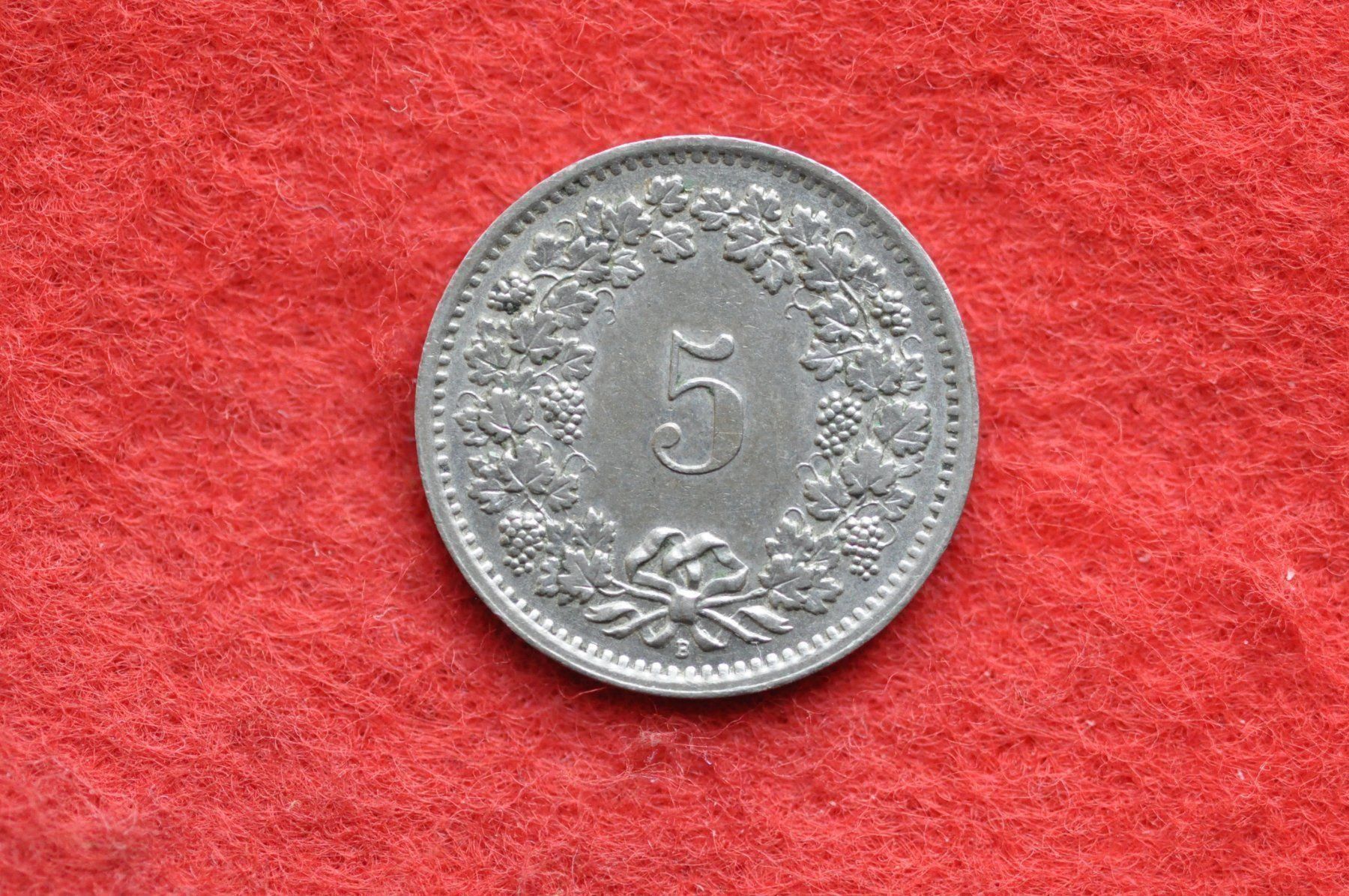 Tutti le monete: 5 rappen 1969 – Usato da Laupen BE venduto da Gufi57 1