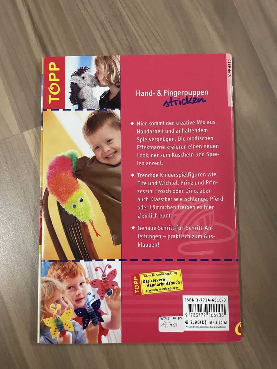 Libri: Hand- & Fingerpuppen stricken – Nuovo (secondo la descrizione) da Elsau venduto da Lusmus13 1