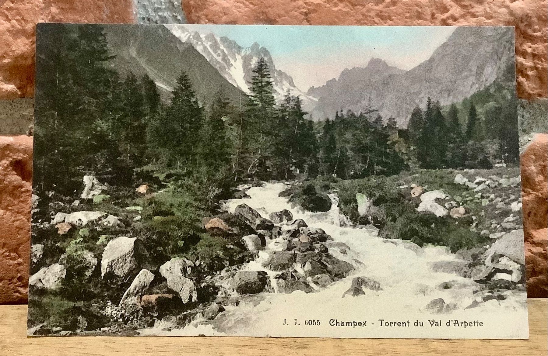 Ansichtskarten: CHAMPEX - Torrent du Val d'Arpette – Gebraucht aus Root von ENGLAND-TREASURES