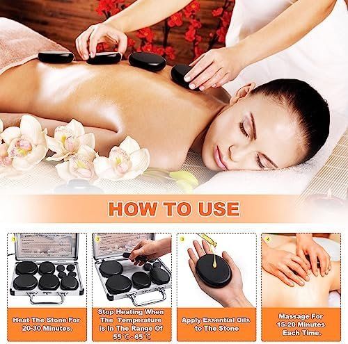 Massagegeräte: Stone Massage Set 9tlg – Neu und originalverpackt aus Hundwil von pak_7zvn 6