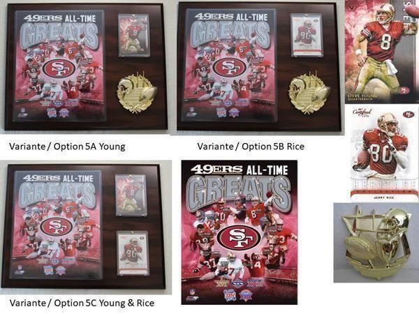 NFL Carte collezionabili: NFL San Francisco 49ers Plakette – Nuovo e nell'imballaggio originale da Reinach BL venduto da RetroGamesSportsMore 7