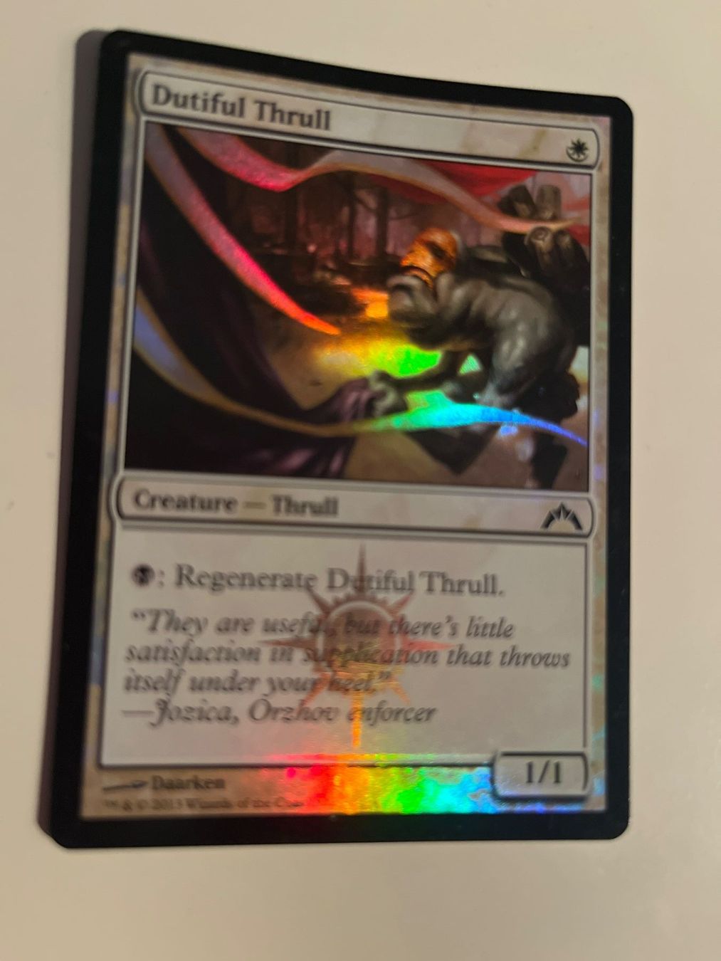 Magic The Gathering Carte collezionabili: 1 x Dutiful Thrull - FOIL - Magic: The Gathering - MtG – Usato da Kriens venduto da Shadi1980