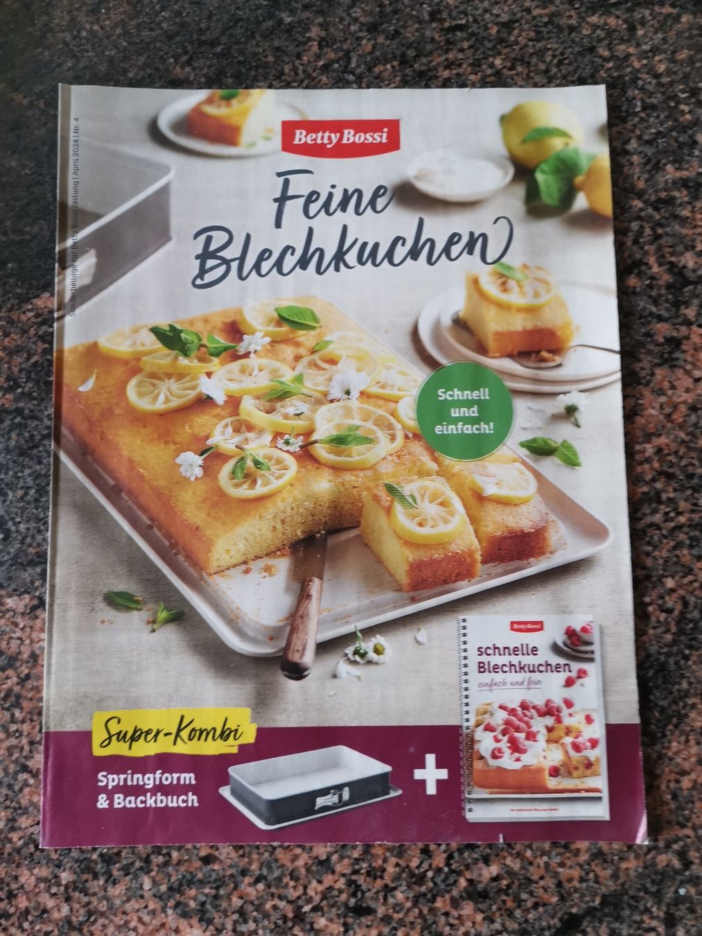 Betty Bossi Teglie da forno: Grosse Backform, schnelle Blechkuchen – Nuovo e nell'imballaggio originale da Dornach venduto da Hei50 3