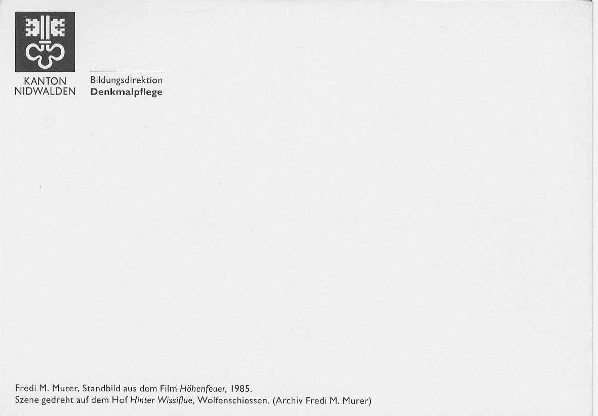 Cartoline postali: Ansichtskarte: Standbild aus Film "Höhenfeuer" – Usato da Luzern venduto da gil_9jtr 1