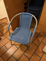 Gartenstuhl blau