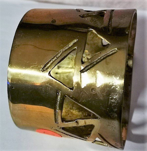 Bicchieri: Teeglas aus Messing Jesch (2) – Nuovo (secondo la descrizione) da Lutzenberg venduto da Pinschi01 2