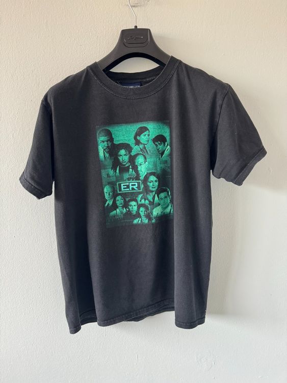 80s-90'S Screen Stars message print T-shirt, men's size M equivalent, vintage. unclear black type Vintage Second Hand