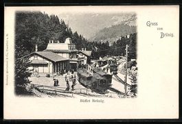 Brünig, Buffet Brünig, Bahnhof mit Ber