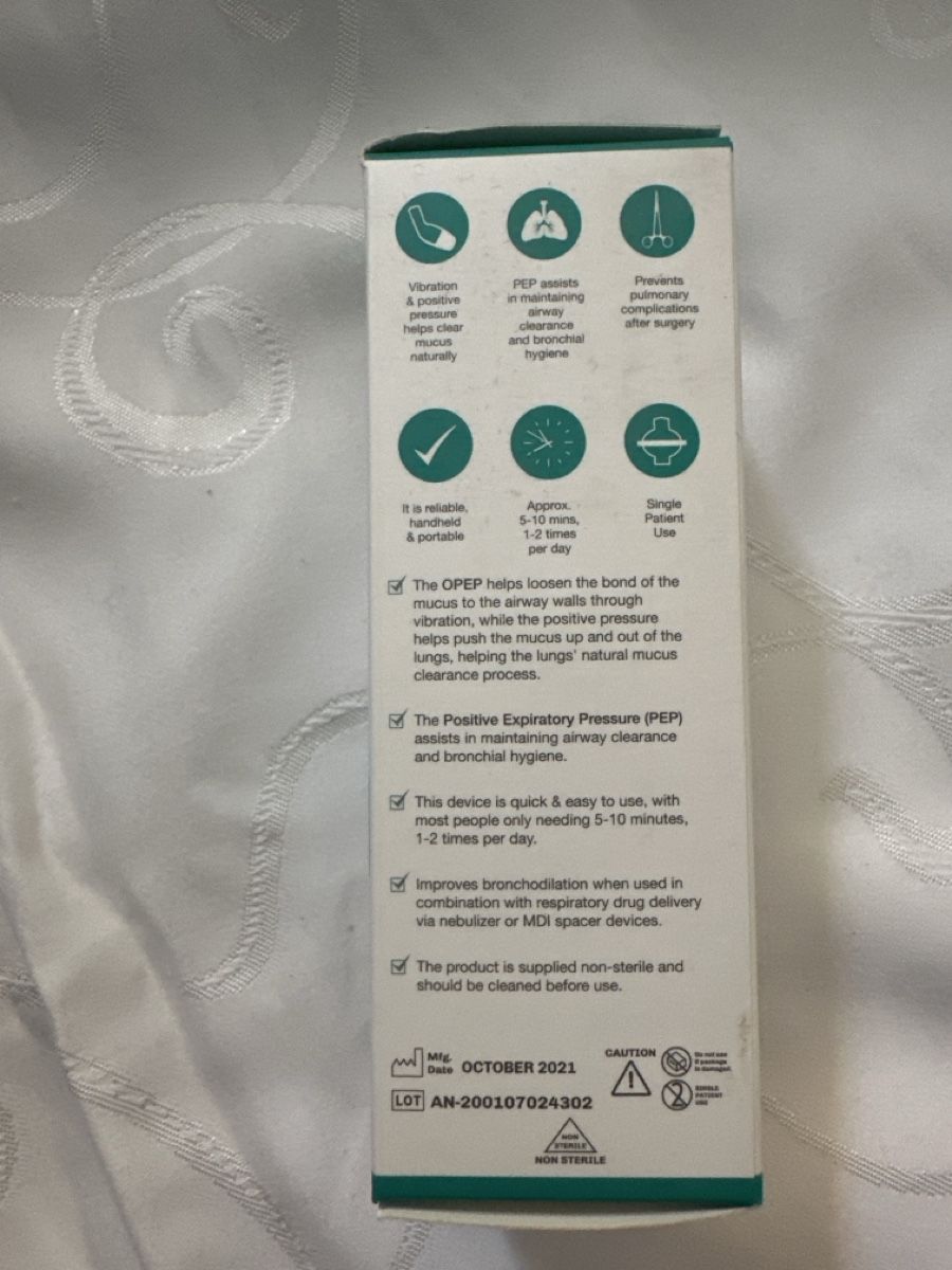 Medizinische Geräte: Air Physio MUCUS CLEARANCE DEVICE neu OVP – Neu und originalverpackt aus Niederglatt ZH von Laurita1972 1