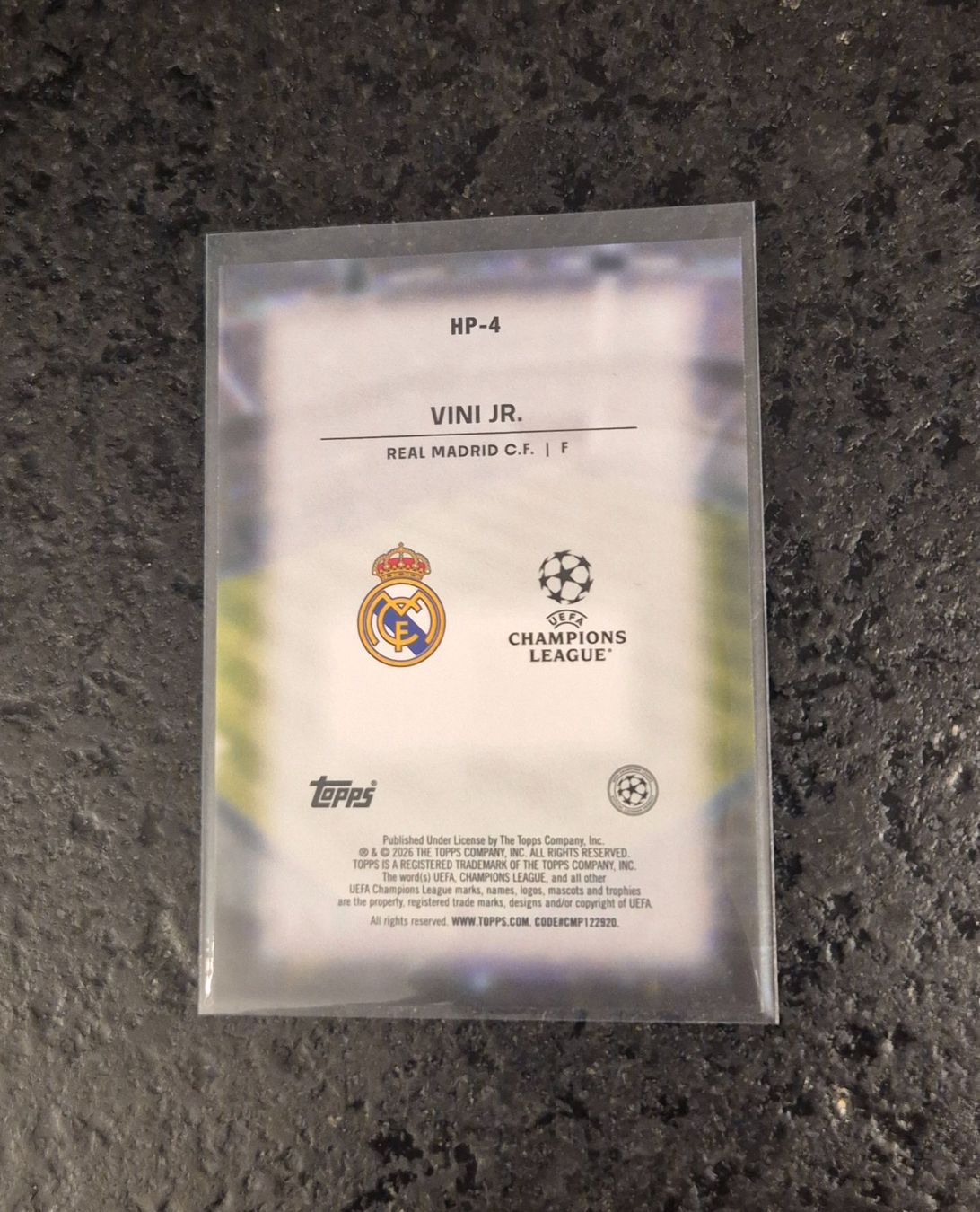 Topps Carte collezionabili: Vini Jr. Case Hit - Real Madrid - Topps – Nuovo (secondo la descrizione) da Burg AG venduto da Danoe 1