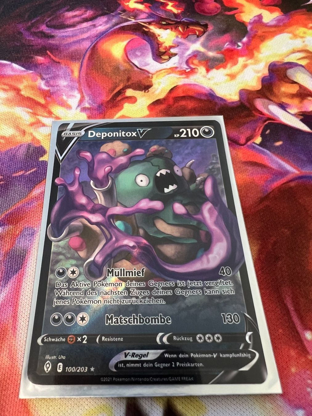 Pokémon Carte collezionabili: Deponitox V (EVS 100) / Drachenwandel – Nuovo (secondo la descrizione) da Bülach venduto da CherryBlu