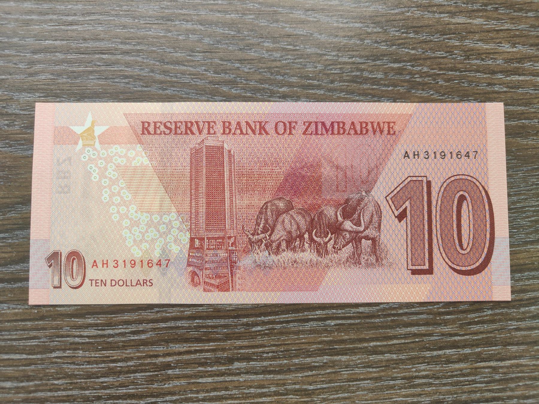 Banconote: Zimbabwe 10 Dollars 2020, unc. !!!!!!! – Nuovo (secondo la descrizione) da Flaach venduto da Lonzo99 1