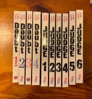 Manga Doubt 1-4 und Judge 1-6 Komplett