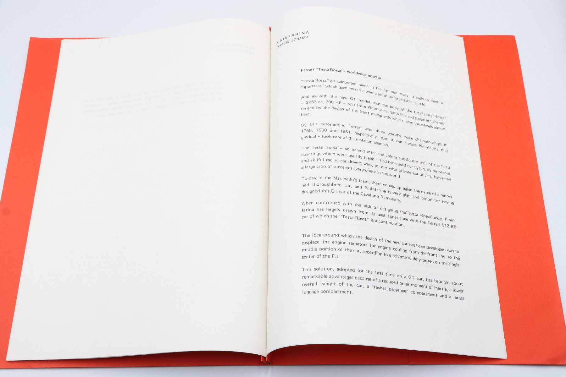 Ferrari Documents: Pininfarina Pressemappe 1984 – D'occasion à Bühl b.Aarberg par Collectorpassions 8