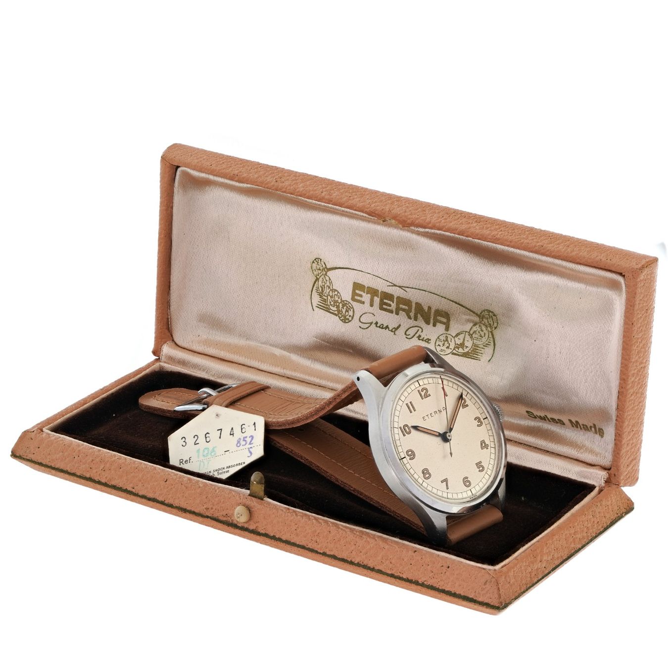 Eterna Orologi: Jumbo ETERNA Ref. 106 DT, Cal. 852, Radium Dial, Box & Tag – Usato da Vésenaz venduto da Grailium 2