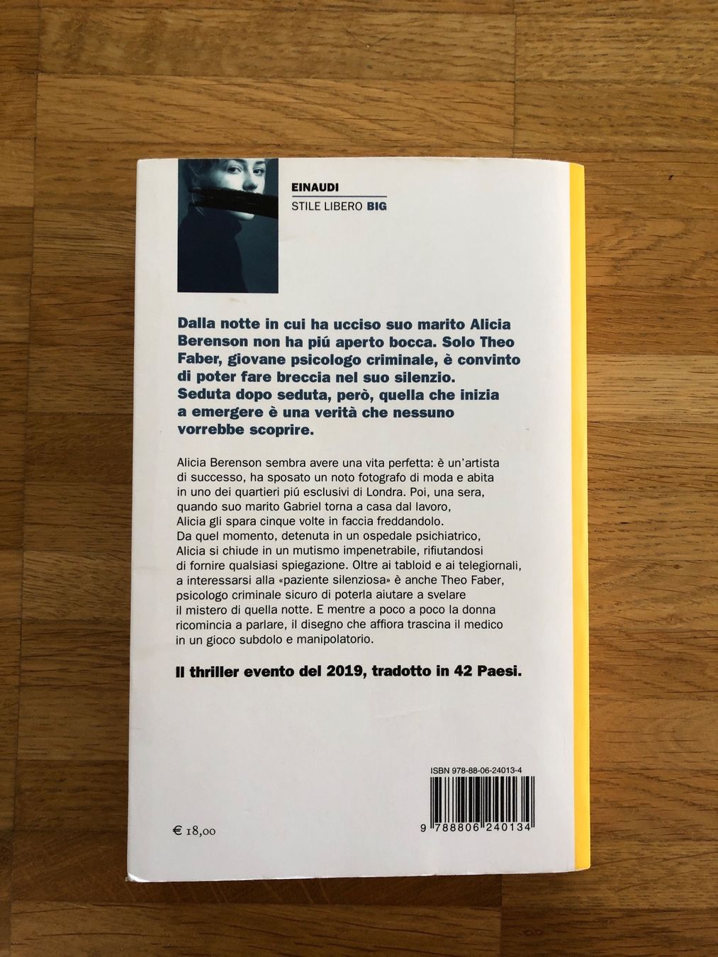 Livres: Libro - La paziente silenziosa di Alex Michaelides – Neuf (Voir description) à Basel par ser_qy29 1