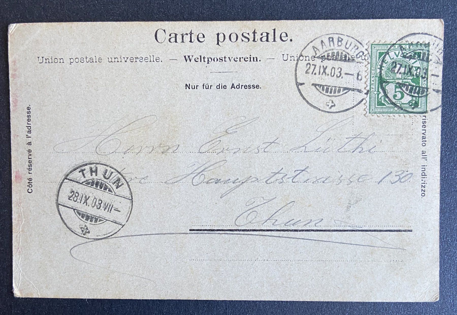 Cartes postales: AK Schynige-Platte-Bahn mit Eiger, Mönch und Jungfrau – D'occasion à Böckten par Hansi36 1