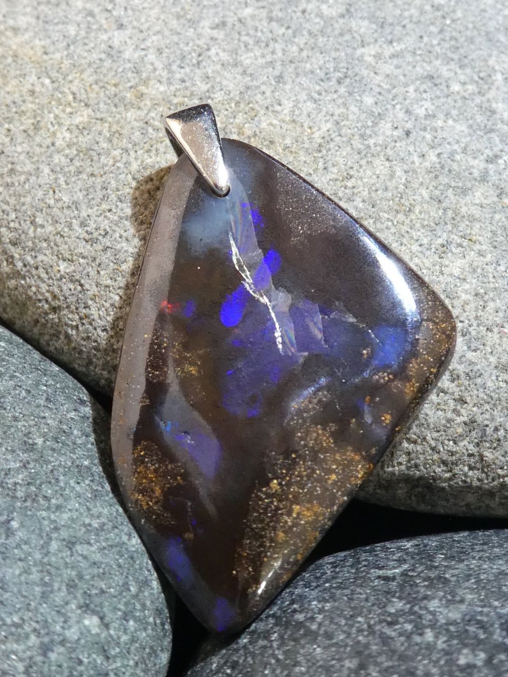 Anhänger: Boulder Opal Anhänger. – Neu (gemäss Beschreibung) aus Niederbüren von Raphael014 1