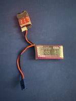 3S RC LiPo Akku/battery, 500mAh, 11.1V, 25C, EC3 Anschluss