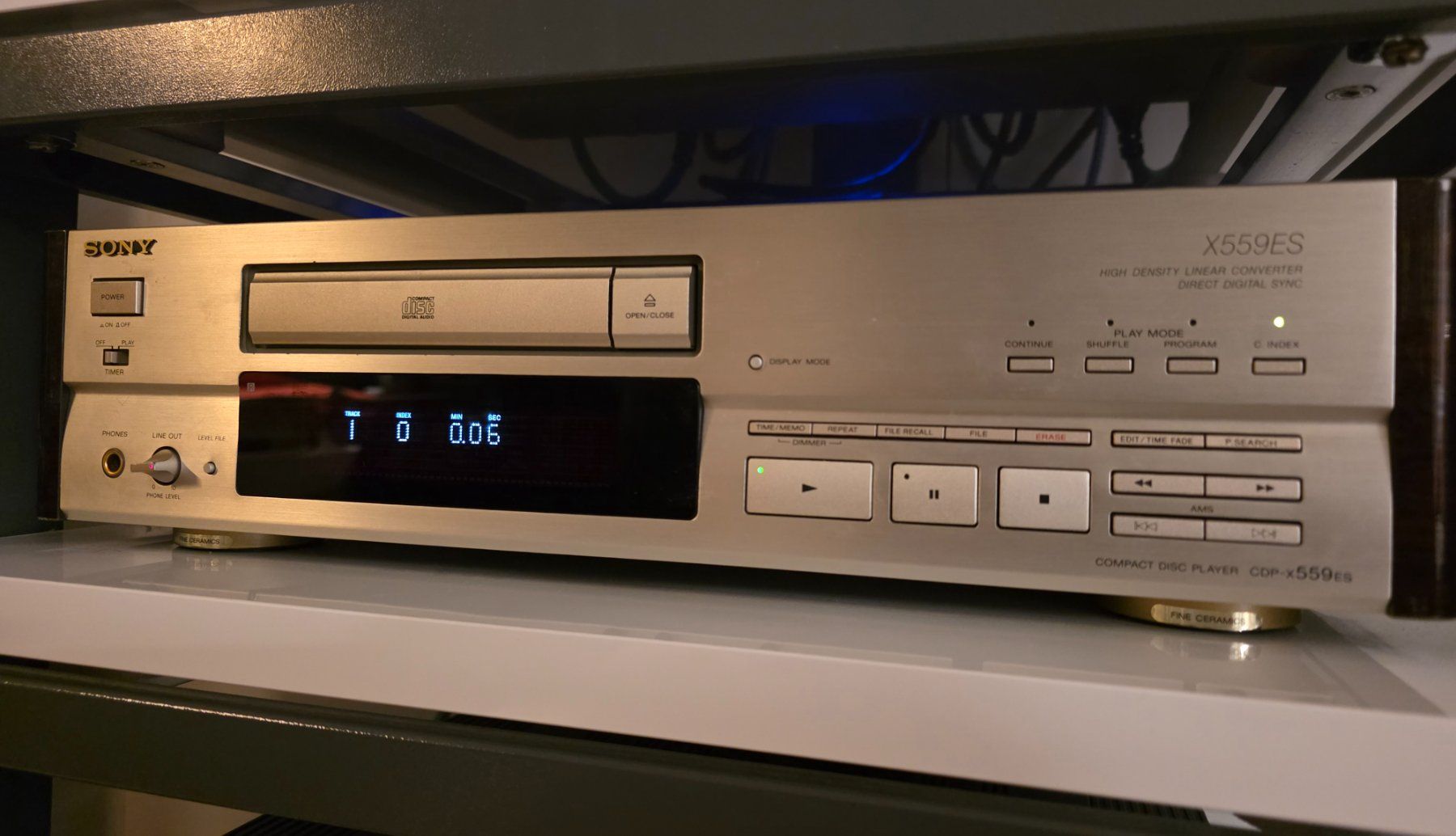 Sony Lettore multimediale & Streamer: CD Player Sony CDP-X559ES Hi-Fi – Usato da Baar venduto da ziofauri