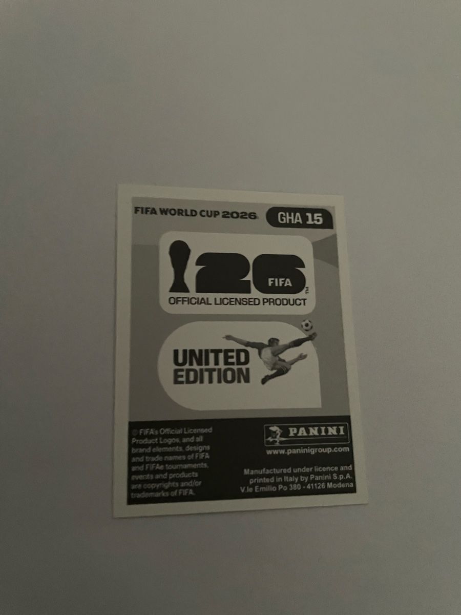 Panini Carte collezionabili: FIFA WM 2026 Inaki Williams GHA 15 – Nuovo (secondo la descrizione) da Winterthur venduto da Cobraforce 1